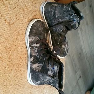 Black boys hi top sneakers